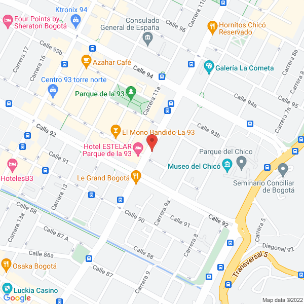 Map of Icap Colombia