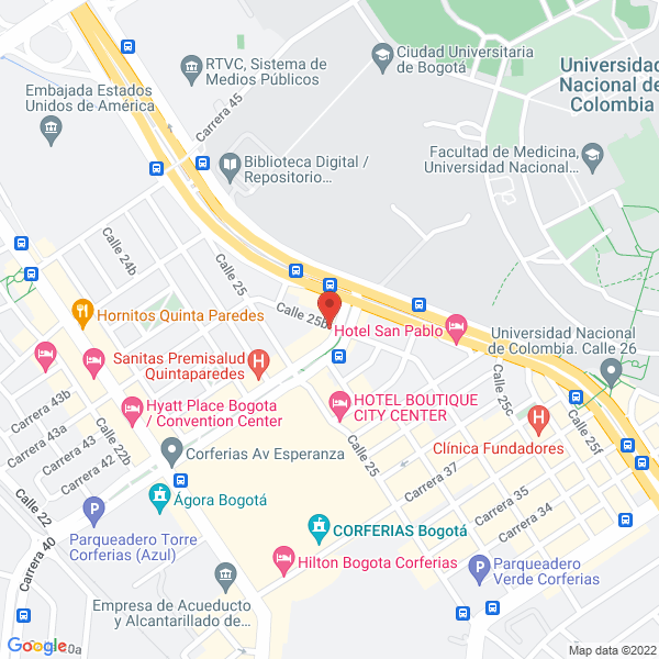 Map of Industrial De Mezclas Asfalticas Ltda
