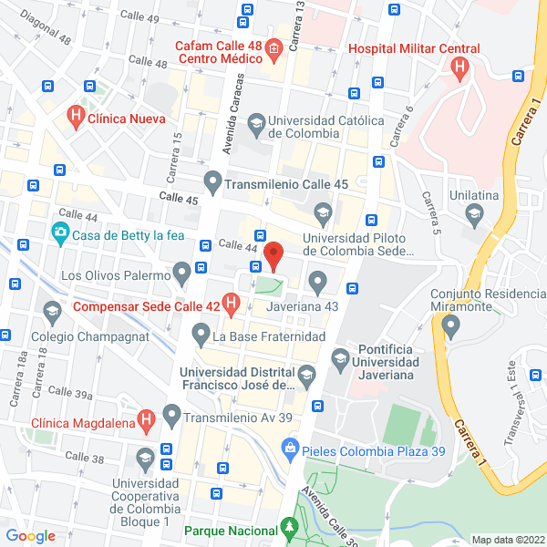 Map of Infinita Ltda.