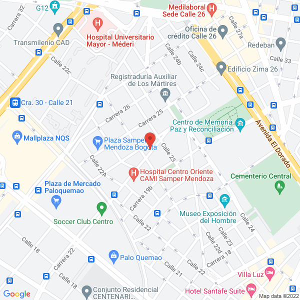 Map of Ingelectromecánica Ltda.
