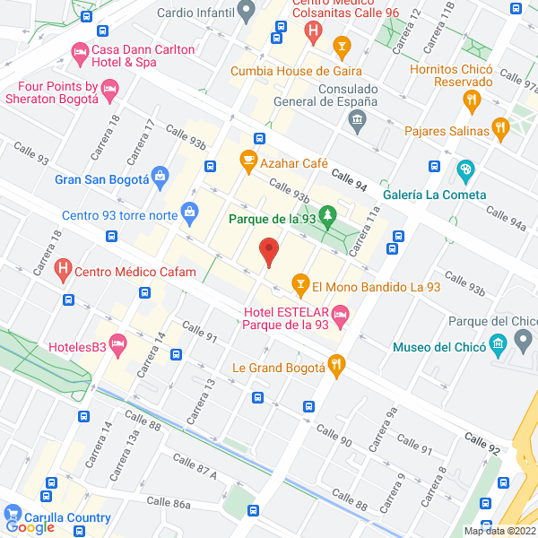 Map of Inversiones Ceron E Hijos S.C.