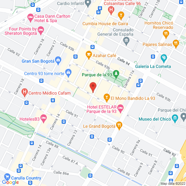 Map of Inversiones Colgener S.A.