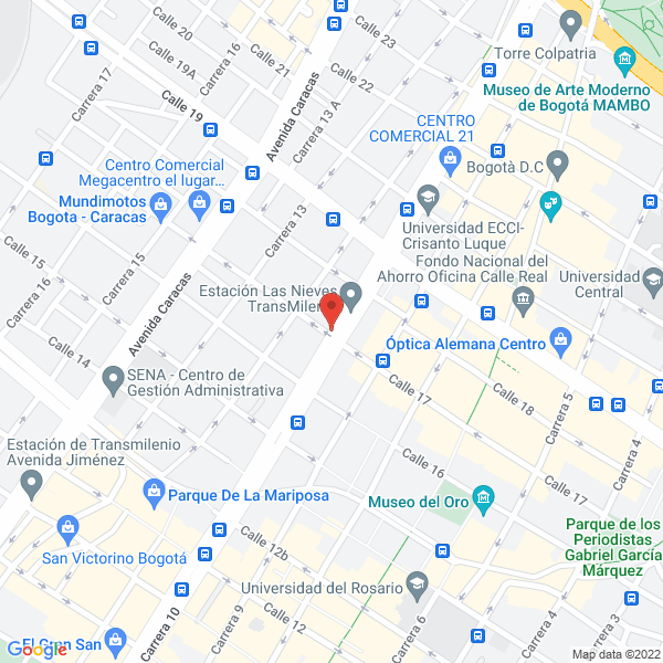Map of Inversiones Comerciales E Industrial Es