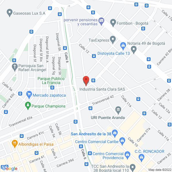 Map of Inversiones Dajaro Ltda