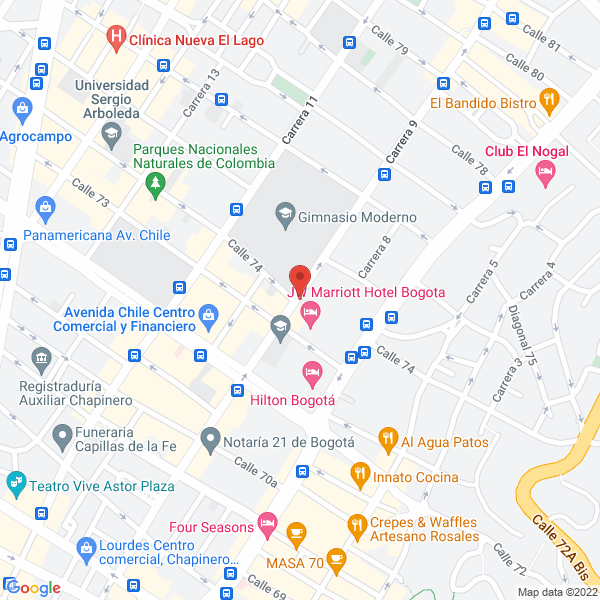 Map of Inversiones Eicar Ltda.