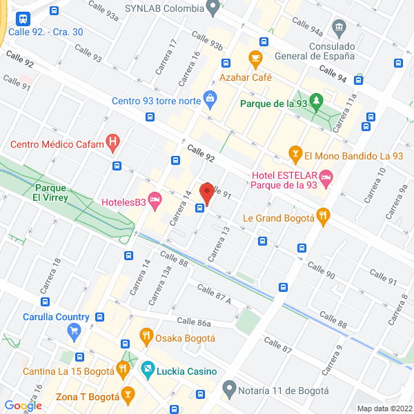 Map of Inversiones El Rosario