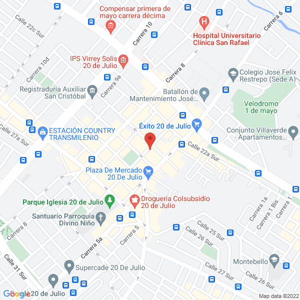 Map of Inversiones Faross