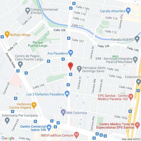 Map of Inversiones Paysamay Ltda.