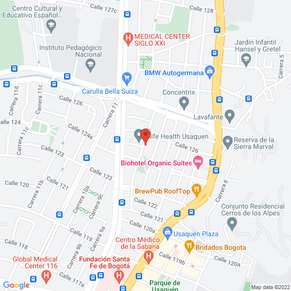 Map of Inversiones Porras Ltda.