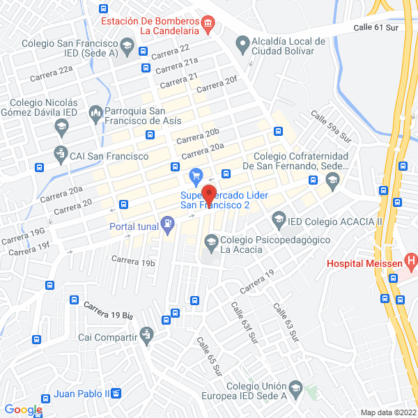 Map of Inversiones Rivercay Ltda