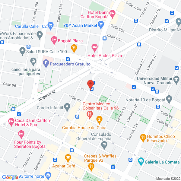 Map of Inversiones Sam Y Cia Ltda.