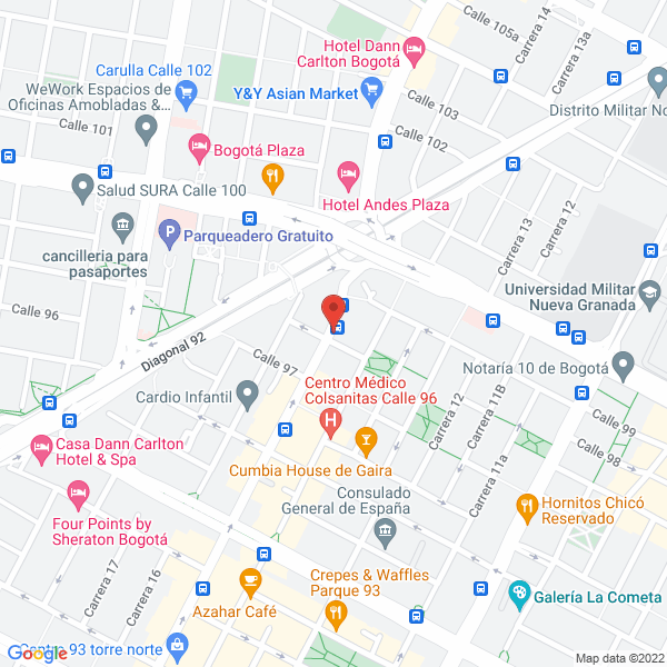 Map of Inversiones Sam Y Cía Ltda.