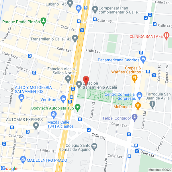 Map of Inversiones San Pedro S.A.S.