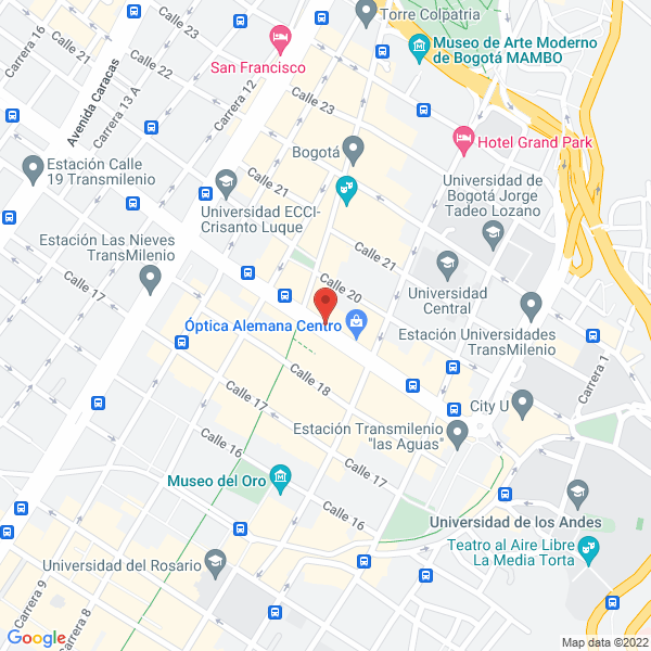 Map of Kanazu, Arte, Ciencia Y Tecnologías Interactivas S.A.S.
