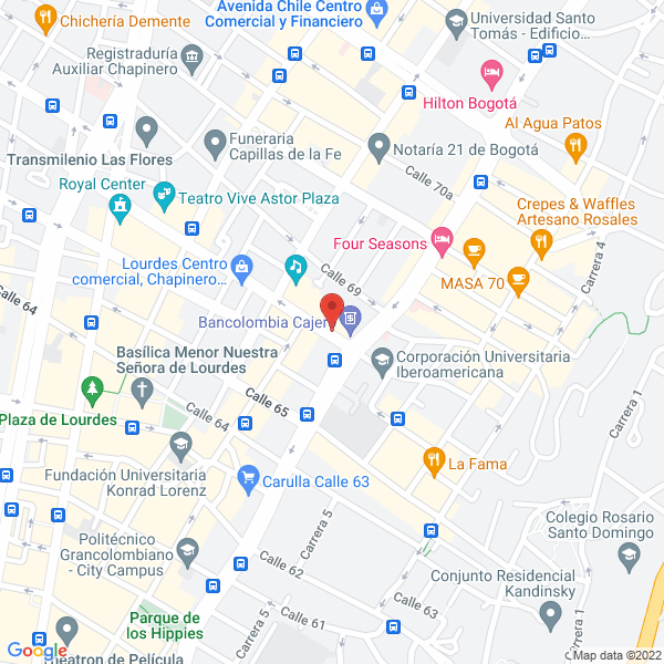 Map of Karen Records De Colombia