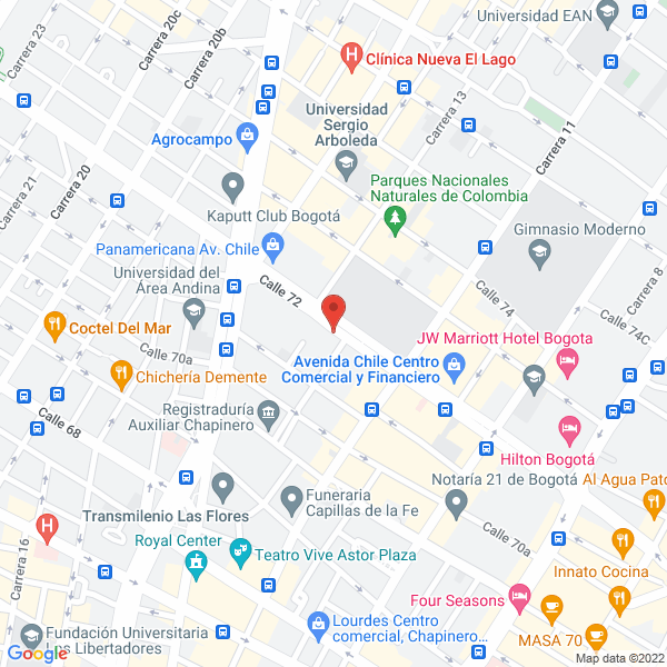 Map of Key Zoon Technologies De Colombia Ltda
