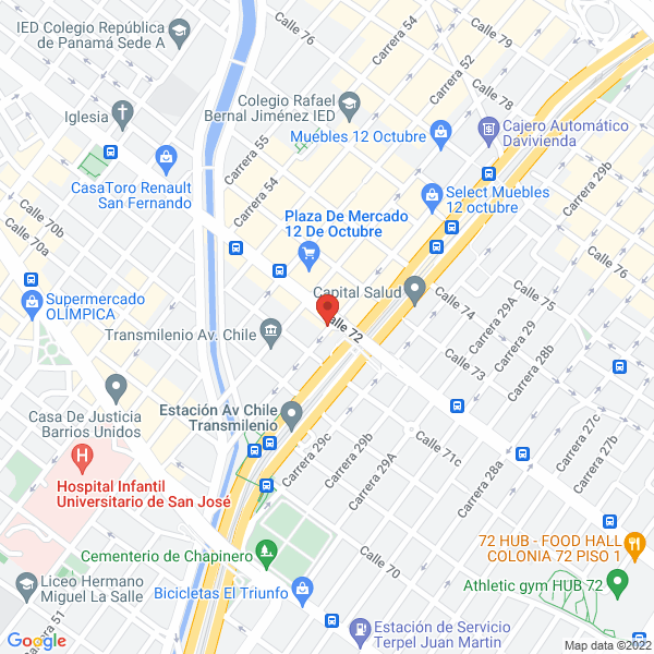 Map of Kidy Curiosidades Infantiles
