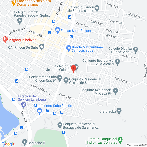 Map of La Brasa Ardiendo