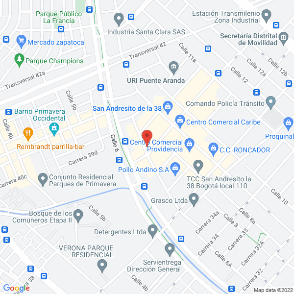 Map of La Casa De La Telefonía