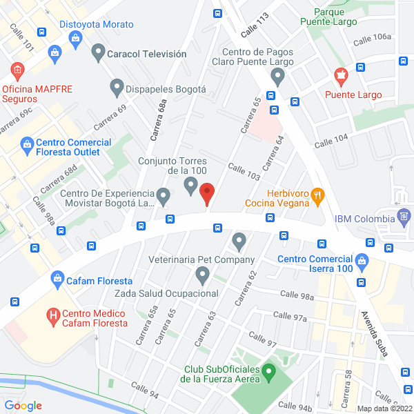 Map of Hercla Andina Ltda.