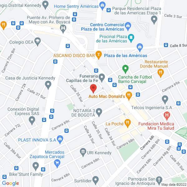 Map of Horama Muebles