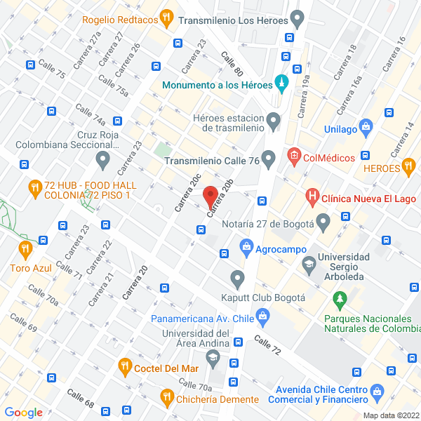 Map of Imagen Radiante