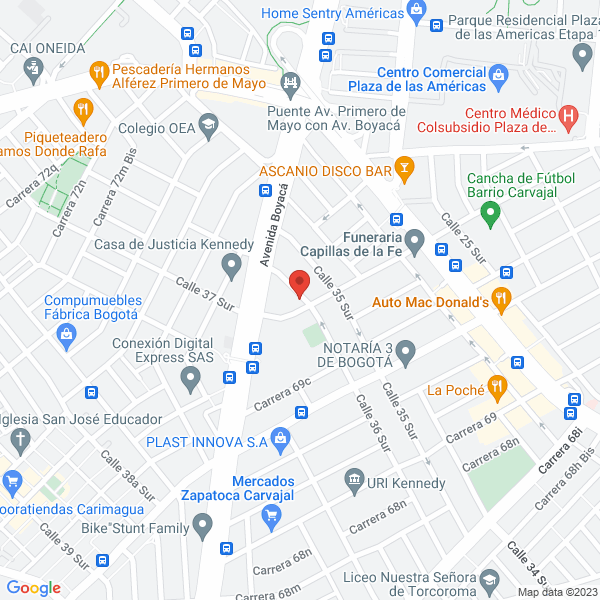 Map of Imelcar Asociados S.A.S.
