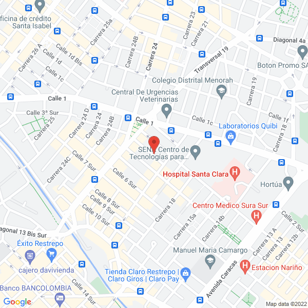 Map of Industrias Bernal