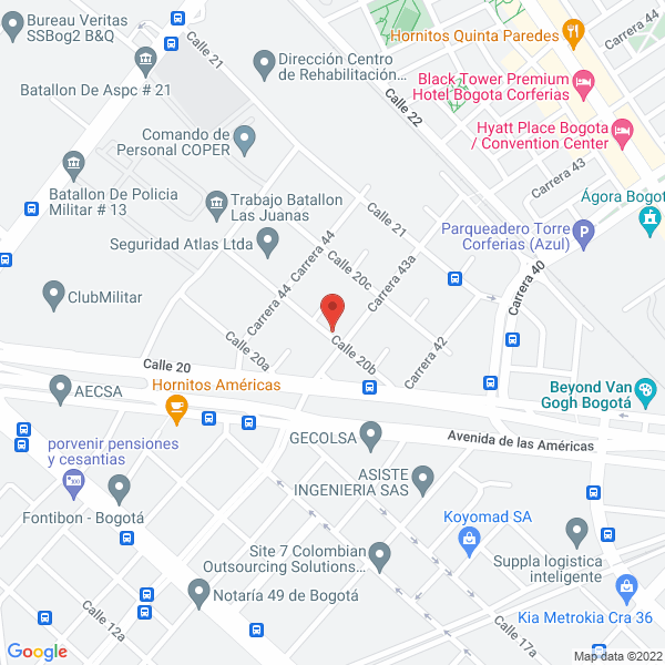 Map of Industrias Electroquimicas S.A.S.