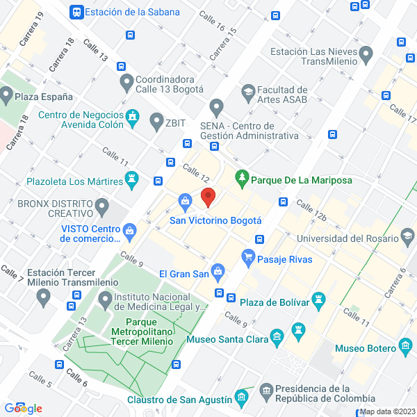 Map of Innovaciones Millenium