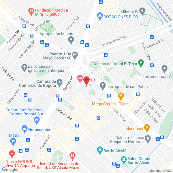 Map of Instalaciones Técnicas Jr Ltda.