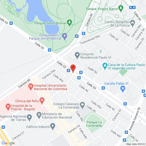 Map of Interandina Rothfuss Ltda.