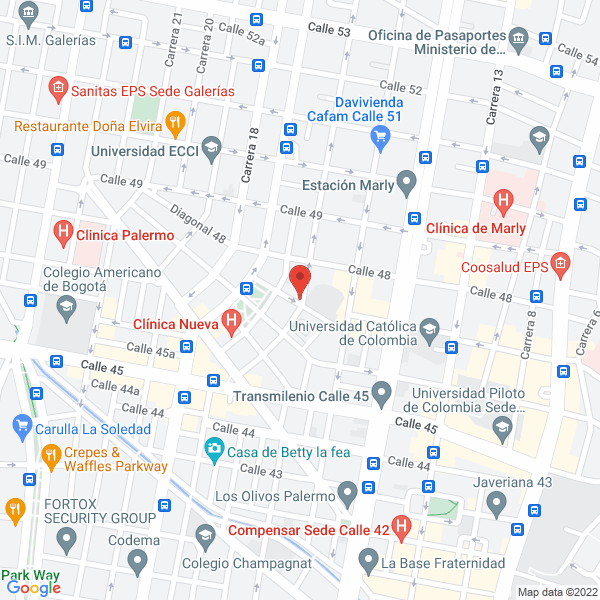 Map of Intere Electricos Ltda