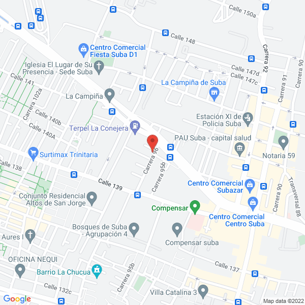 Map of Irte Marmoles Luis Esguerra