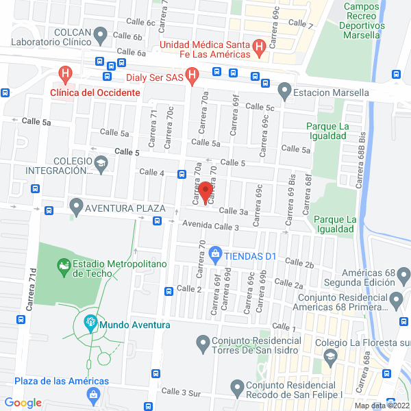 Map of Isolmec Ltda
