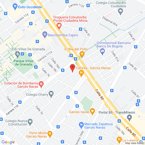 Map of Jardín Infantil Cuentos Y Rondas