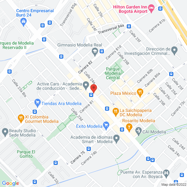 Map of Jardín Infantil Los Pajecitos