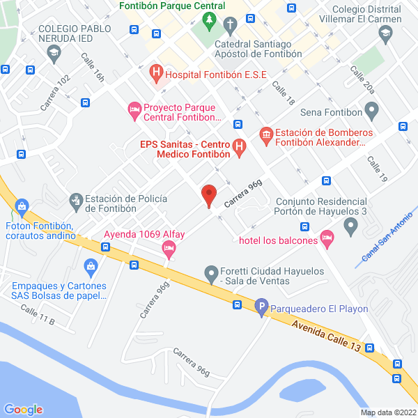 Map of Jardin Infantil My School House