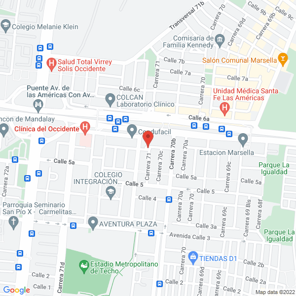 Map of Jardín Psicopedagógico Goticas De Gente