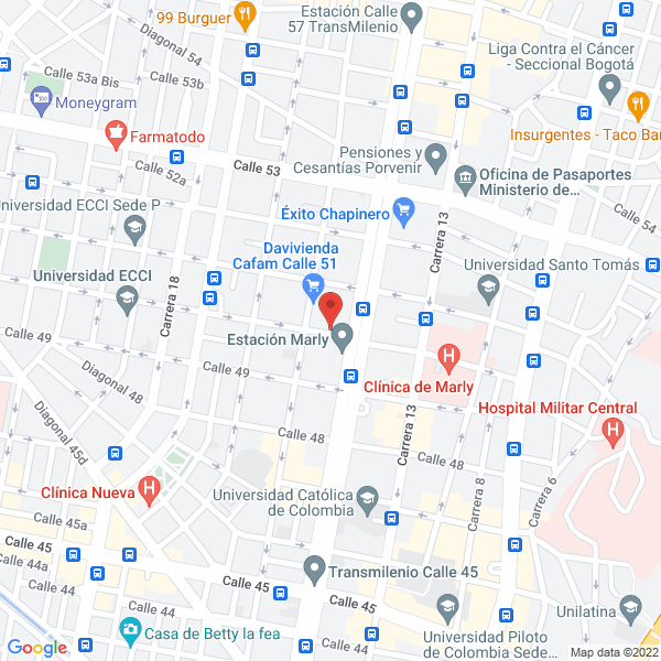 Map of La Italiana