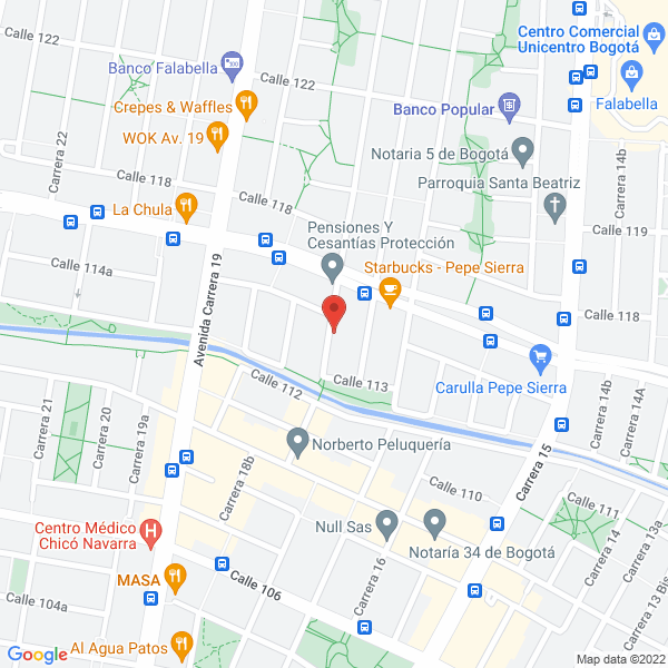 Map of La Mansion Eventos