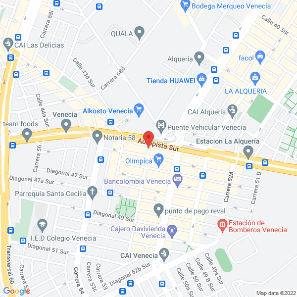 Map of La Sexta Estrella