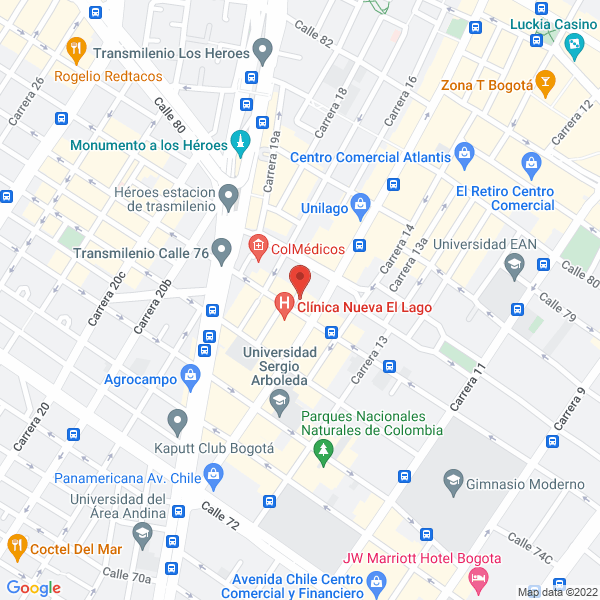 Map of Laboratorio Dental Seodental Ltda.
