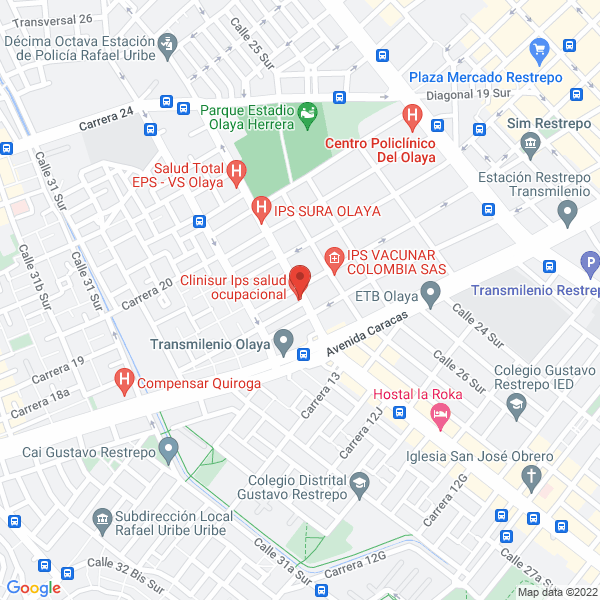 Map of Laboratorio Examinar