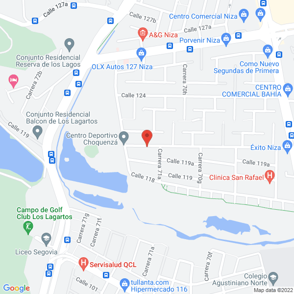 Map of Laboratorio Lab-Vet Ltda