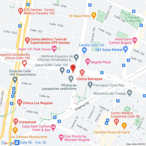 Map of Labotatorios Sophia Colombia S.A.