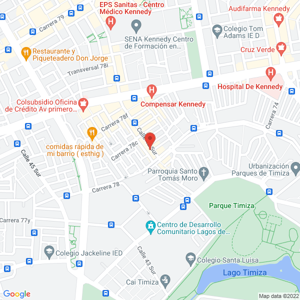 Map of Lacteos M&R