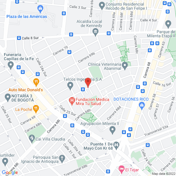 Map of Laguna Importadores Ltda.