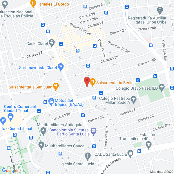 Map of Llantorres Ltda.