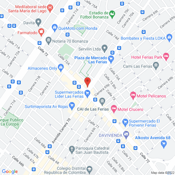 Map of Lmacén Los Tiestos